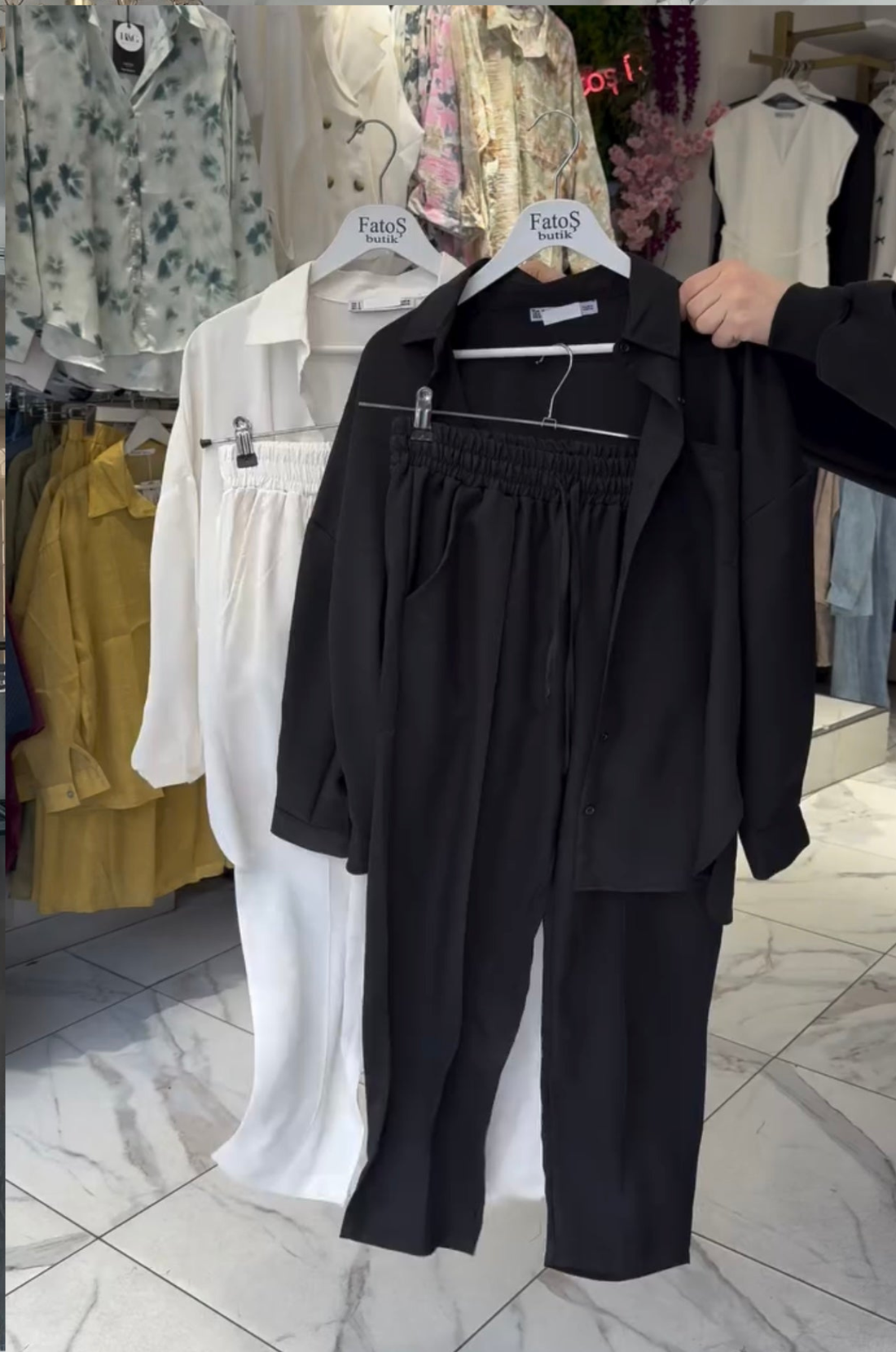 Women's Linen Shirt & Trouser Set